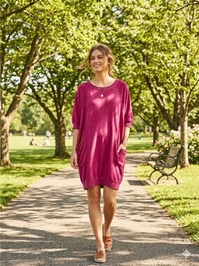 Free People Gloaming Oversized Velvet Sweatshirt Dress Wine Small EUC